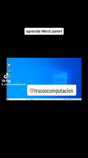 Aprende computación desde lo básico. Empezamos con word, crea tu primer documento y guardalo para posteriormente seguirlo editando. 😃 #word #office #computacion #curso #navidad #reto