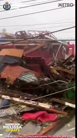 Hurricane Melissa devastates Jamaican homes in record storm