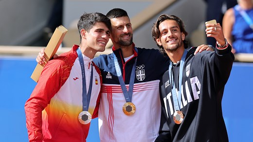 8.7K reactions · 101 shares | #NovakDjokovic on beating Carlos Alcaraz 7-6, 7-6 to finally win Olympic 磊gold: "Now, at age 37, with a 21-year-old, that is probably the best player in the world right now, winning Roland Garros and Wimbledon back to back and playing incredible #tennis." "When taking everything into consideration, this is probably the biggest sporting success I've ever had in my career." #Paris2024 #Olympics #TeamSerbia #Djokovic | CGTN Sports Scene | Facebook