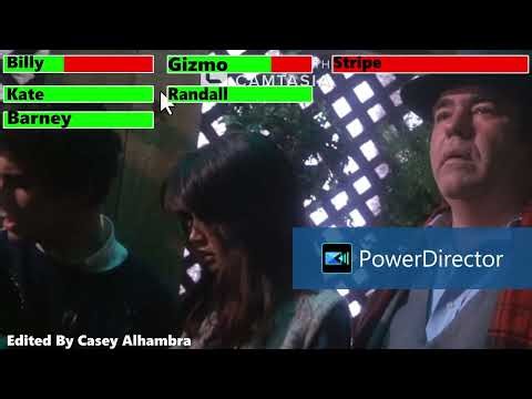 Gremlins (1984) Final Battle with healthbars 4/4