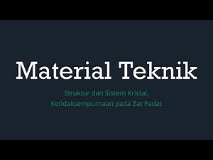 Material Teknik Kuliah 2 - Struktur dan Sistem Kristal, Ketidaksempurnaan Pada Zat Padat