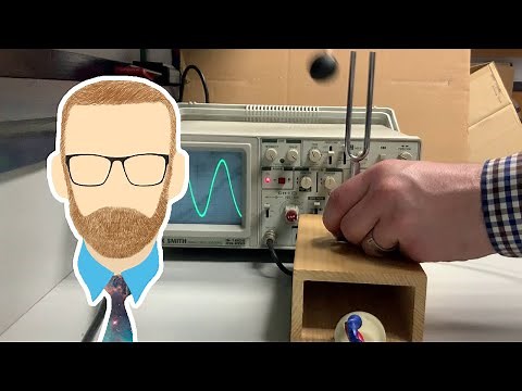 Measuring frequency using an oscilloscope