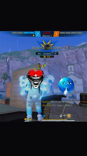 #1v4 CS rank game play 😱👍