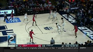 ICYMI - Troy Baxter Jr.'s dunk against Utah State came in at No. 2 on SportsCenter's Top 10 last night! #UNLVmbb #SCTop10 | UNLV Runnin' Rebel Basketball