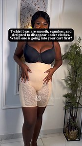 T-shirt bras are smooth, invisible, and give the seamless support your wardrobe needs. ✨ Which one are you adding to cart first? Featuring: ~ Cari Moulded Spacer T Shirt Bra ~ Daydreaming Plunge T-Shirt Bra ~ Cleo Alexis Moulded T-Shirt Bra ~ Show-Off Plunge T-Shirt Bra ~ Stencil HW Shaping Short ~ Miraclesuit Shop these styles and more at briefessentials.com #briefessentials | Brief Essentials