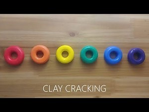 Rainbow donut clay cracking 3 무지개 도넛 점토 부수기 3