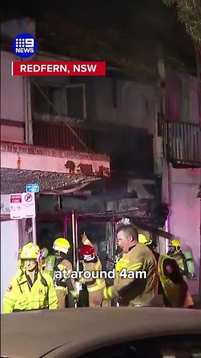 E-bike battery sparks massive fire inside Sydney terrace home | 9 News Australia