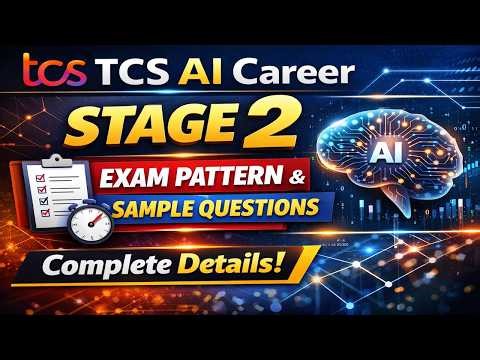 TCS AI Career Stage 2 Complete Guide 💯 | Exam Pattern + Sample Questions + Tips 🚀