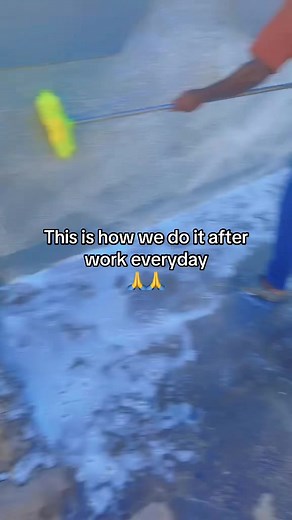 Car wash cleanup routine: wash down and tidy after work