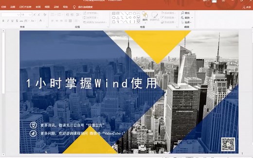 一小时掌握wind使用