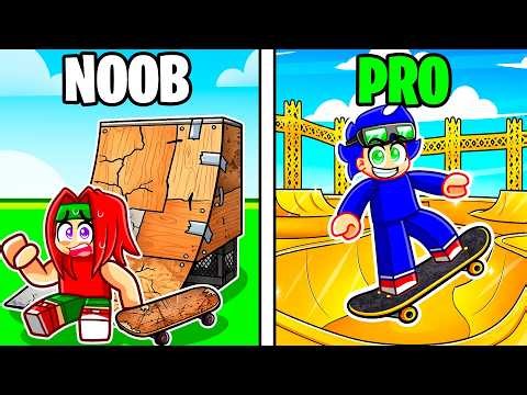 SKATEPARK NOOB vs SKATEPARK PRO en Roblox!
