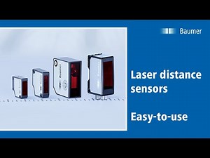 Baumer | Laser distance sensors | Intuitive parameterization for easier engineering