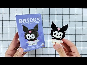 Kuromi Bricks | How to Build Kuromi Bricks | ASMR DIY Toys