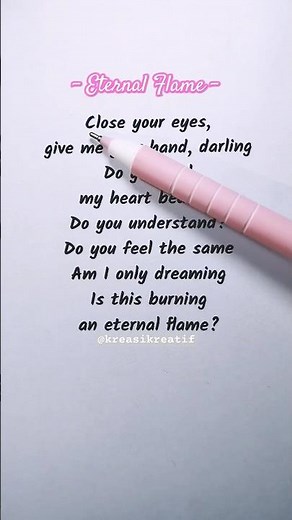 Eternal Flame – Learn Sweet English Phrases with The Bangles ✨ | Easy Lyrics Practice