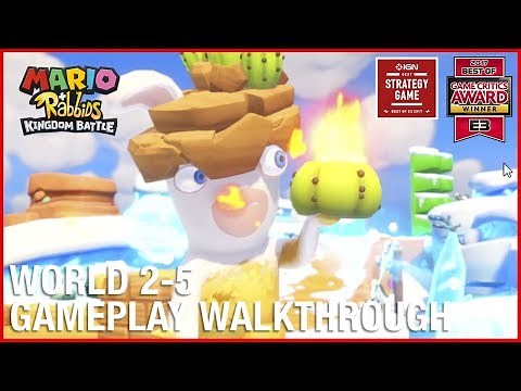 Mario + Rabbids Kingdom Battle: World 2-5 ‘The Gate Crashers’ | Gameplay Walkthrough | Ubisoft