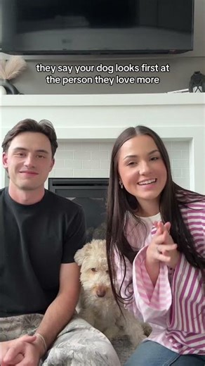 they say your dog first looks at the person they love more