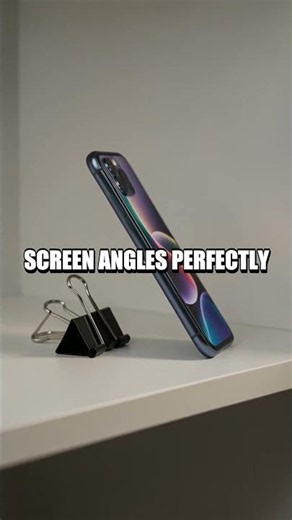 The Binder Clip Phone Stand Hack
