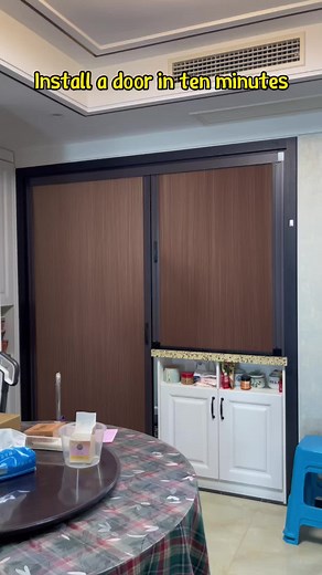 Foldable Kitchen & Balcony Door — Space-Saving Insulated Solution