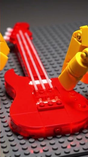 When LEGO Meets Rock… The Guitar Comes Alive! 🎸⚡ #lego #funbuildingblocks