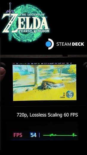 Zelda TOTK: 60 FPS on Steam Deck! 🛡️ #steamdeck #zelda