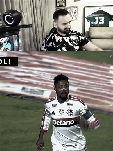 react, independiente 0 x 2 flamengo 💀🏴‍☠️ #independiente #flamengo #brunohenrique #leopereira #react