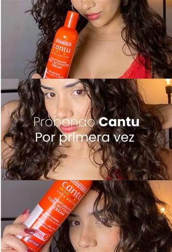 Mi nueva rutina favorita es de @Cantu Beauty 😍❤️ #cantu #rizos #metodocurly #pelorizado #curls