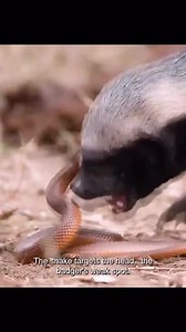 1.1M views · 19K reactions | Honey badgers are a ferocious species of mammal distributed across parts of Africa, The Middle East, and India. They’re known for their thick skin and tough defence abilities, often tackling lethal predators and coming out on top. #animal #animals #wildlife #nature #explore #documentarywildanimal #honeybadger #snake #snakebite #snakes #snakehead | Nischa Shah | Facebook