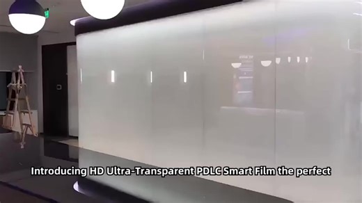Super Clear PDLC Switchable Smart PDLC Window Film Self-Adhesive White Electric Office Tint PDLC Smart Film for Glass Doors