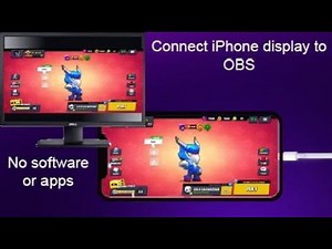 How to connect your iPhone or iPad to OBS through an HDMI cable. No apps or software