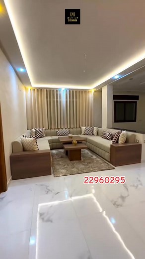 Salon moderne. #MeubleDesign #decor #salonlife #اثاث #paris #artist #art #jerba #Sousa #Tunisie #gabes #paris #italien #france #bizart #Elkef #decor #tunisian #sfax #nabel #صالون #salon | Meuble Rovan أثاث روفان