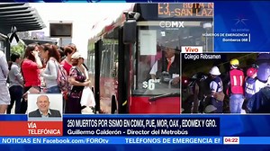 53K views · 144 reactions | Se mantiene gratuito el servicio del Metrobús durante el día de hoy con algunas estaciones cerradas explica el Director del Sistema | NMás | Facebook