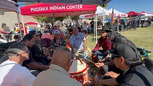 Thank you to the Backyard Singers for this special #TwoSpirit song for today’s event! | Phoenix Indian Center