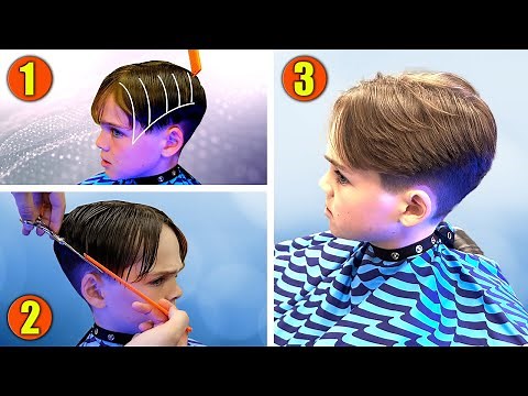 Boys Haircut Tutorial Step by Step guide for Middle Part | 2 Block Style