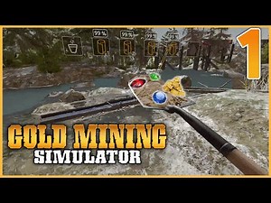 Mining Alaska for GEMS and GOLD - GOLD MINING SIMULATOR