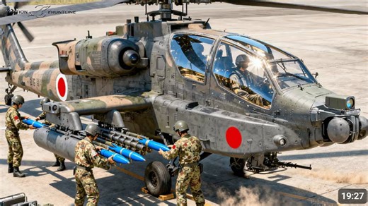 美日联合测试新型AH-64直升机及威力强大的特种弹药