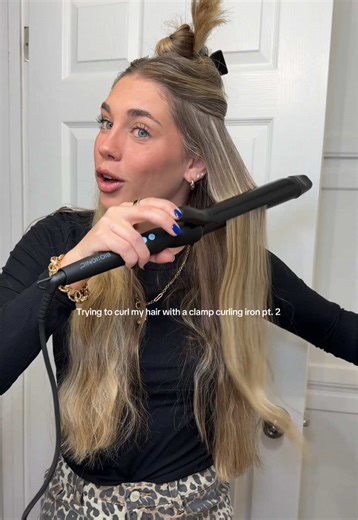 Curling Hair Tutorial Using a Clamp Curling Iron