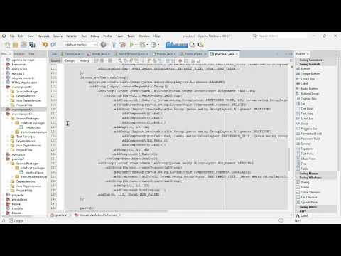 primera parte para crear un jframes en netbeans