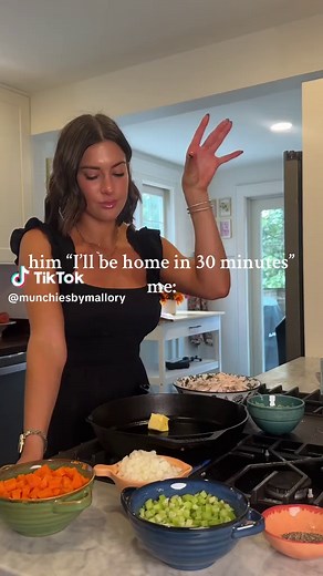 Skillet Chicken Pot Pie in 30 Minutes