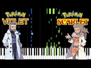 Battle! Sada & Turo - Pokémon Scarlet and Violet (Piano Tutorial) [Synthesia]