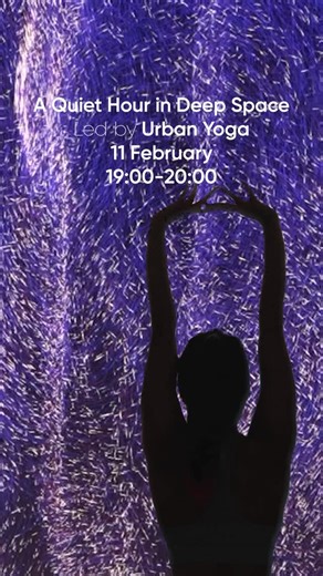 Rave Tickets on Instagram: "Urban Yoga at Deep Space 8K 🌌 A one-hour yoga flow inside an immersive 8K visual universe. Designed to help you reset and feel grounded. Limited spots available. 🎟️ Tickets at rave-travel.com"