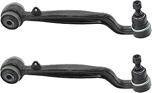 TRQ Front Lower Control Arm with Ball Joint Set Compatible with 2003-2012 Land Rover Range Rover