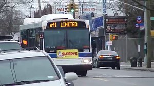 MTA NYCT Bus: 2009 Orion VII NG Hybrid B41 Limited Bus #4244 on Ave N-Veterans Ave