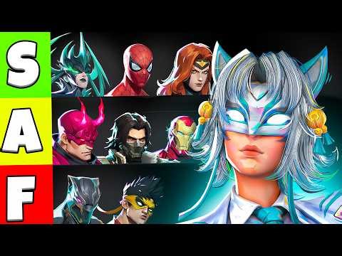 THE OFFICIAL MARVEL RIVALS SEASON 7 TIER LIST (Best Characters In Marvel Rivals)