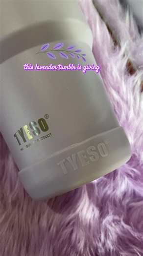 Stylish Lavender Tumbler from Tyeso - Must-Have Accessory