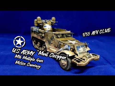 프라모델 M16 MGMC "Meat Chopper" 1/35 - AFV CLUB [CUSTOM PAINT]