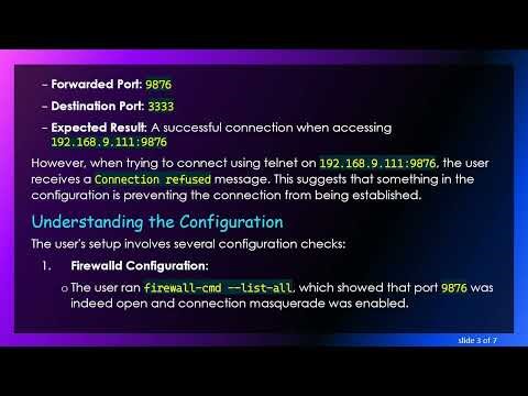 Troubleshooting Connection refused Error in Firewalld Port Forwarding