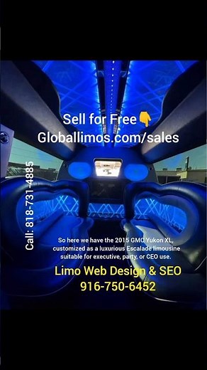 | 2015 GMC Yukon XL limousine||luxury limousine| |used luxury cars| |automobile |usa|