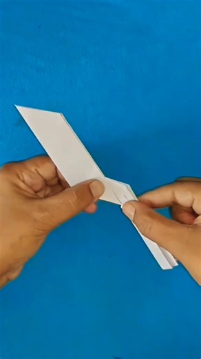 How to make an easy paper knife/origami knife step by step #easy #diy #ytshorts #paperknife