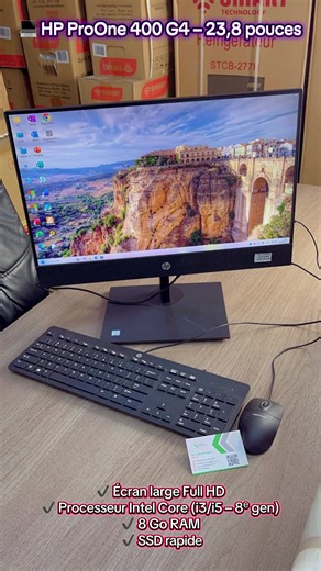 ✔️ Écran large Full HD ✔️ Processeur Intel Core (i3/i5 – 8ᵉ gen) ✔️ 8 Go RAM ✔️ SSD rapide ✔️ Windows 10/11 Pro 📌 Compact, élégant et prêt à l’emploi.