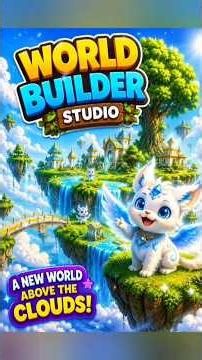 Building a Floating Island Kingdom From Scratch ☁️🏝️ | World Builder Studio📝 #shorts